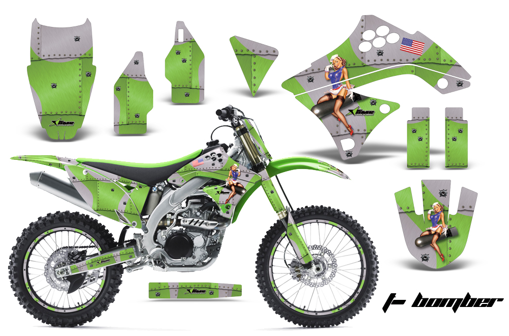 Kawasaki KX450F 09 Graphics Kit TB G